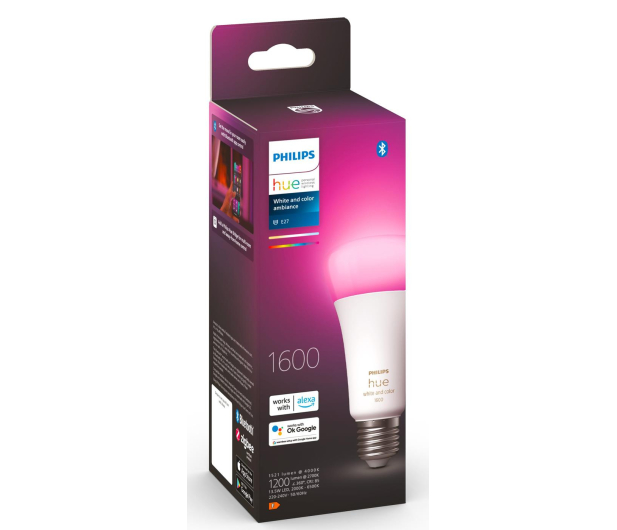 Philips Hue White and color ambiance Smart Żarówka E27 1600lm 8719514288157 - 678466 - zdjęcie 4